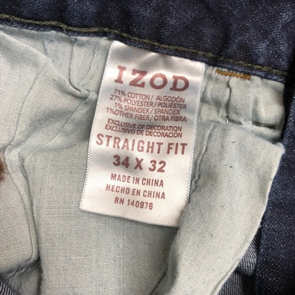 Izod Comfort Stretch Straight Fit 34x32 